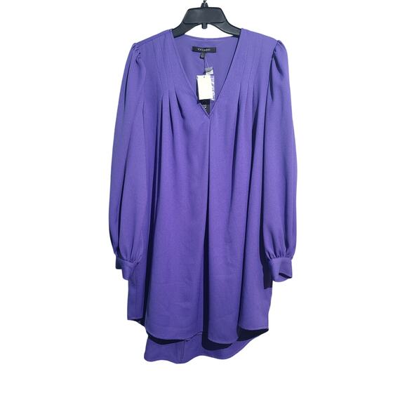 Toccin Long Sleeve Shift Dress in Violet NWT - Picture 2 of 7